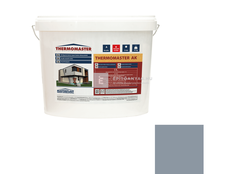 MP Thermomaster Akril vékonyvakolat, kapart 2 mm 50-D, 25 kg