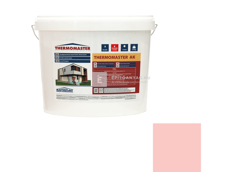 MP Thermomaster Akril vékonyvakolat, gördülőszemcsés 2 mm 22-F, 25 kg