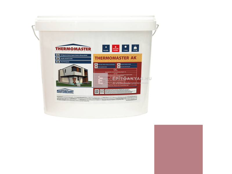 MP Thermomaster Akril vékonyvakolat, gördülőszemcsés 2 mm 25-C, 25 kg