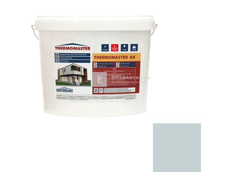 MP Thermomaster Akril vékonyvakolat, gördülőszemcsés 2 mm 39-E, 25 kg