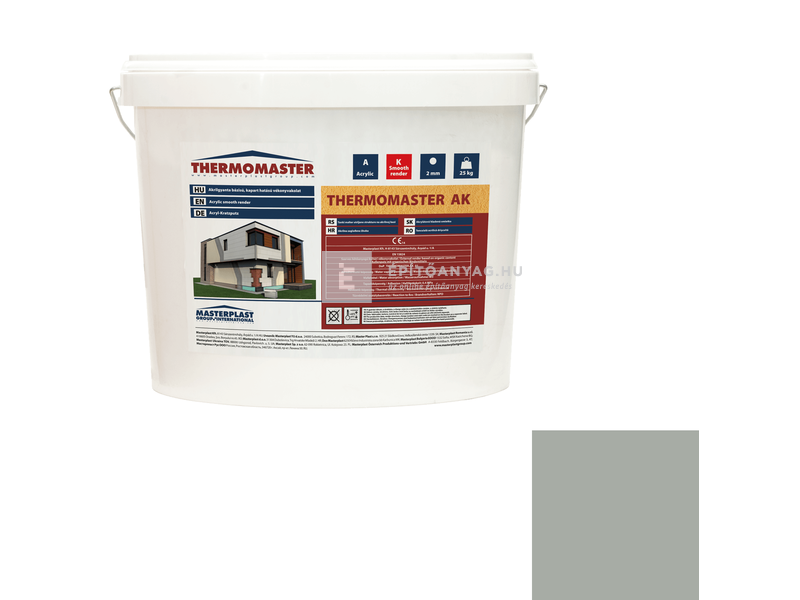 MP Thermomaster Akril vékonyvakolat, gördülőszemcsés 2 mm 45-C, 25 kg