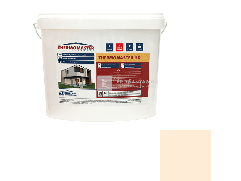 MP Thermomaster Szilikon vékonyvakolat, kapart 1,5 mm 03-F, 25 kg