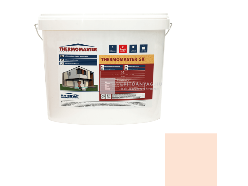 MP Thermomaster Szilikon vékonyvakolat, kapart 1,5 mm 15-F, 25 kg