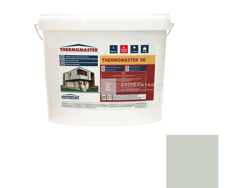 MP Thermomaster Szilikon vékonyvakolat, kapart 1,5 mm 43-E, 25 kg