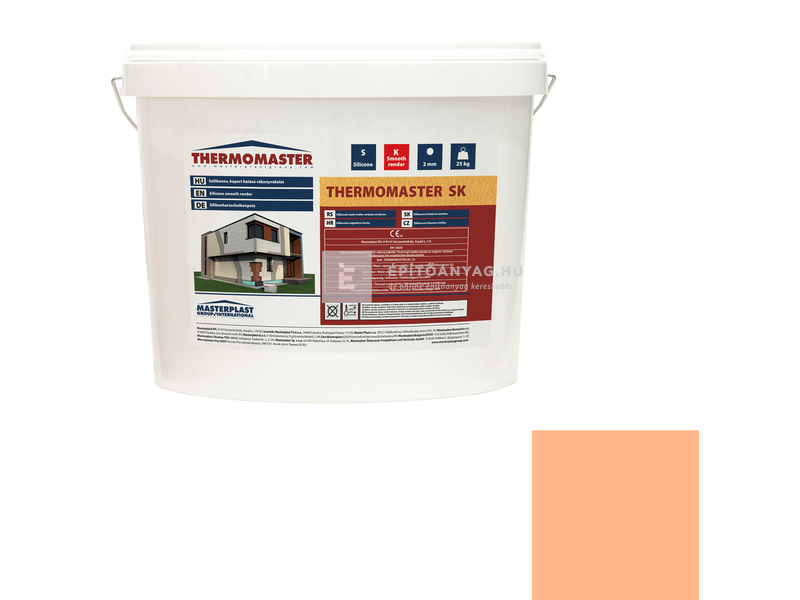 MP Thermomaster Szilikon vékonyvakolat, kapart 2 mm 10-C, 25 kg