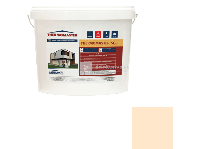 MP Thermomaster Szilikon vékonyvakolat, gördülőszemcsés 2 mm 05-F, 25 kg