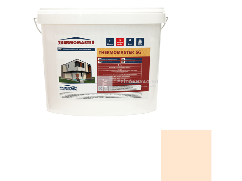 MP Thermomaster Szilikon vékonyvakolat, gördülőszemcsés 2 mm 07-F, 25 kg