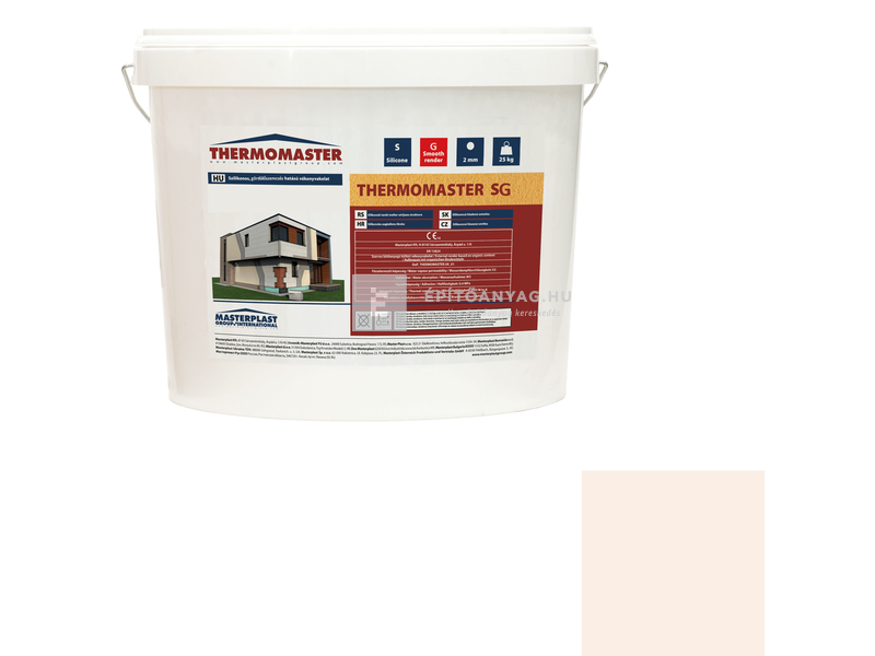 MP Thermomaster Szilikon vékonyvakolat, gördülőszemcsés 2 mm 08-F, 25 kg