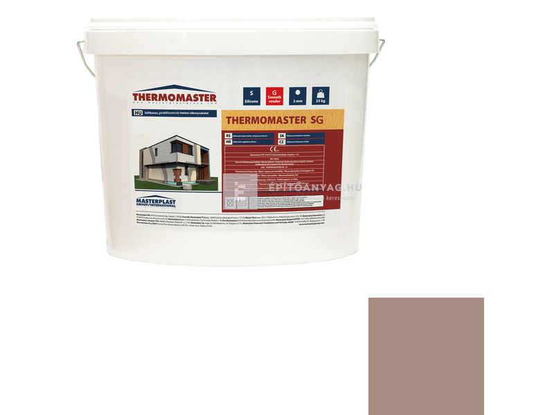 MP Thermomaster Szilikon vékonyvakolat, gördülőszemcsés 2 mm 14-C, 25 kg