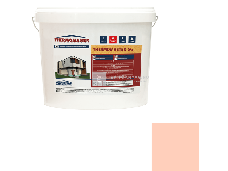 MP Thermomaster Szilikon vékonyvakolat, gördülőszemcsés 2 mm 17-E, 25 kg