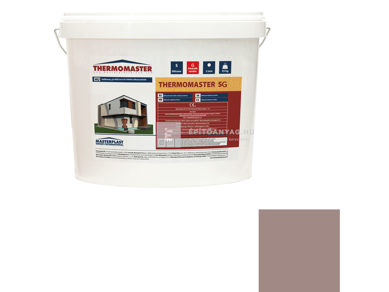 MP Thermomaster Szilikon vékonyvakolat, gördülőszemcsés 2 mm 18-C, 25 kg