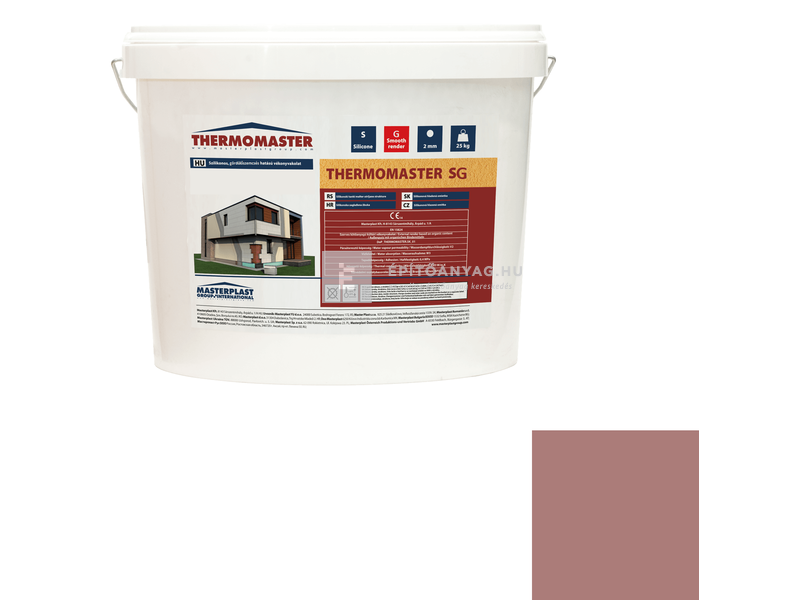 MP Thermomaster Szilikon vékonyvakolat, gördülőszemcsés 2 mm 19-C, 25 kg