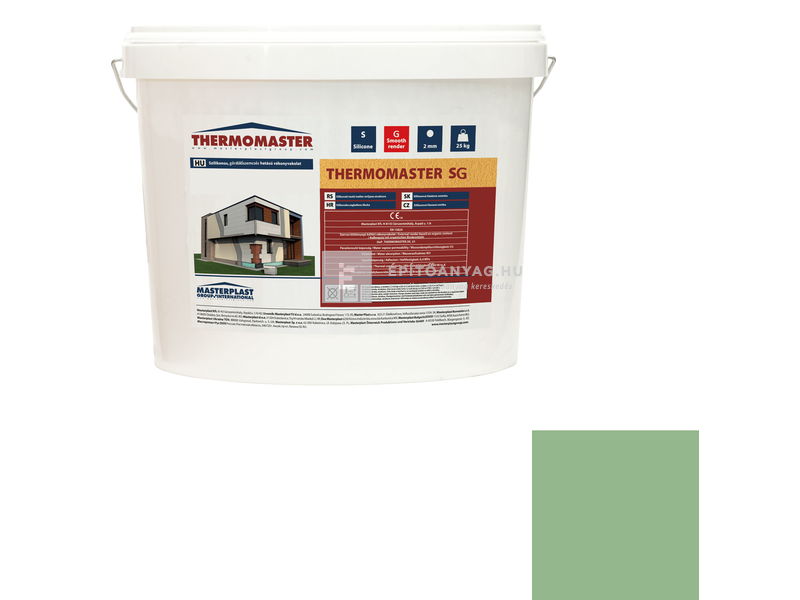 MP Thermomaster Szilikon vékonyvakolat, gördülőszemcsés 2 mm 40-C, 25 kg