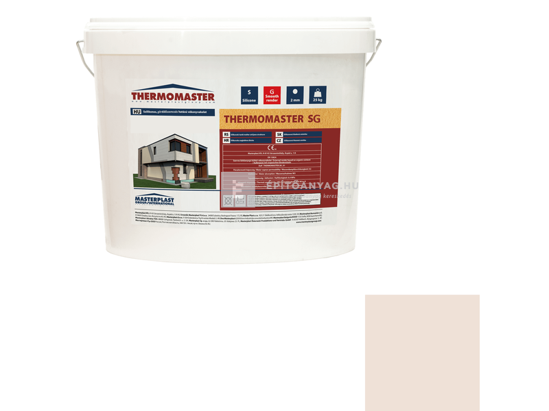 MP Thermomaster Szilikon vékonyvakolat, gördülőszemcsés 2 mm 44-F, 25 kg