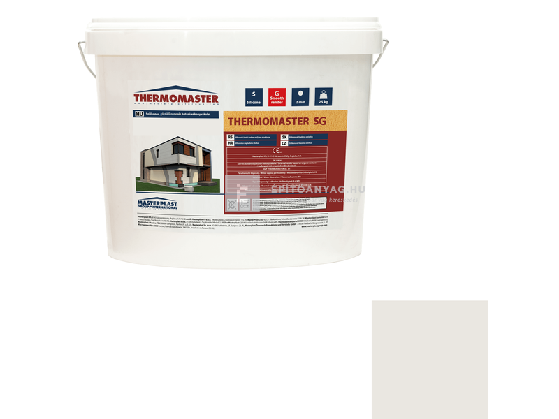 MP Thermomaster Szilikon vékonyvakolat, gördülőszemcsés 2 mm 45-F, 25 kg