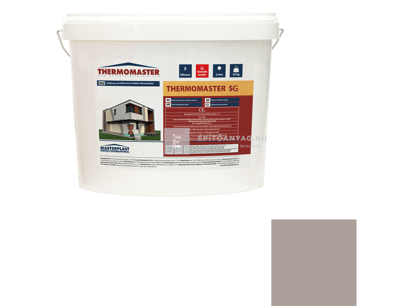MP Thermomaster Szilikon vékonyvakolat, gördülőszemcsés 2 mm 49-C, 25 kg