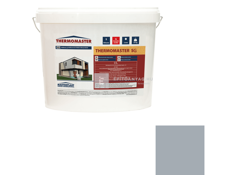 MP Thermomaster Szilikon vékonyvakolat, gördülőszemcsés 2 mm 50-E, 25 kg