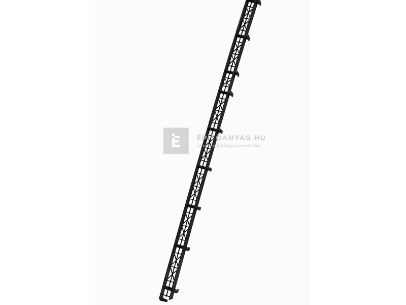 Klöber ereszszellőző léc fekete 1 m