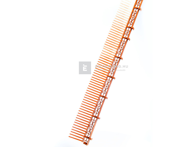 Klöber ereszszellőző léc + fésű téglavörös 1 m