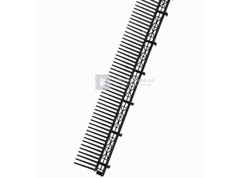 Klöber ereszszellőző léc + fésű fekete 1 m