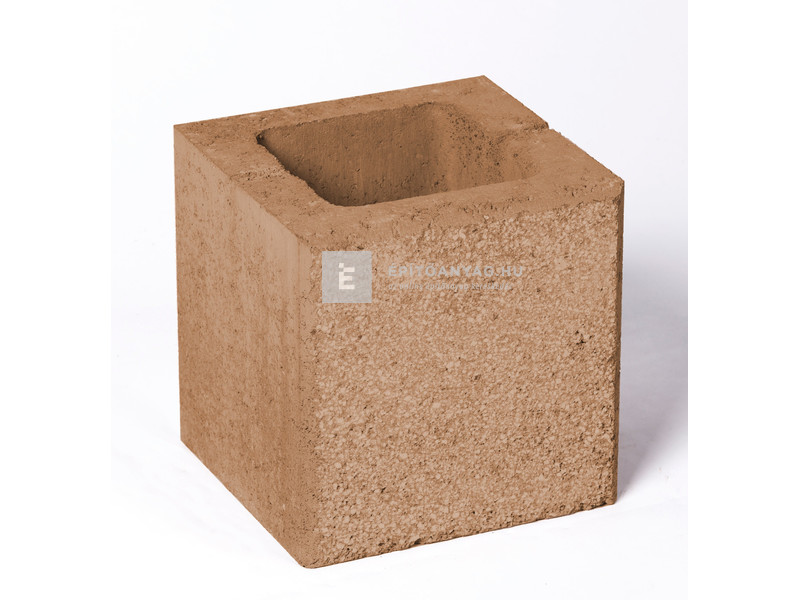 Leier Modern kerítéskő félkő natúr, beige 20x20x20 cm