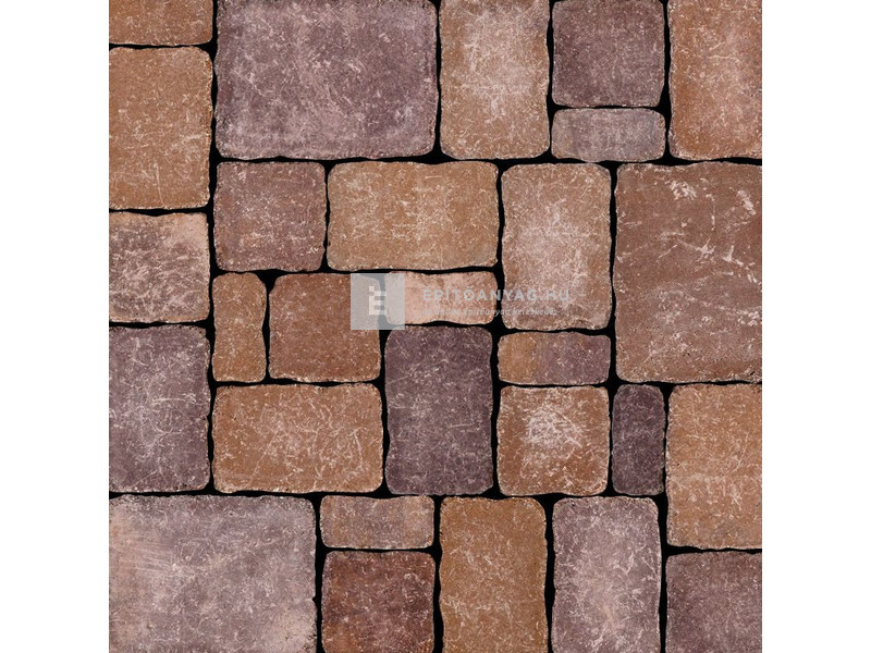 Semmelrock Castello Antico Kombi térkő vörös-barna 6 cm