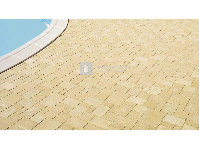 Semmelrock Castello Antico Kombi térkő homok-sárga 6 cm