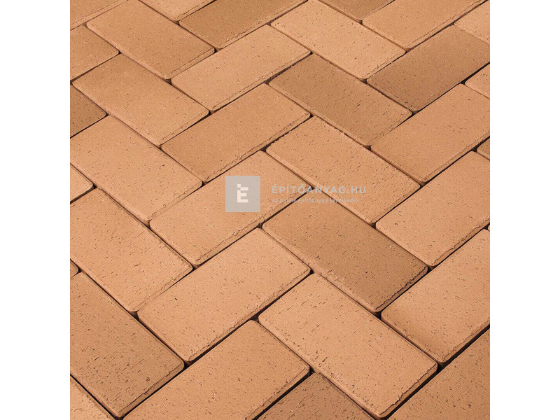 Semmelrock Penter Husum Gelbbunt Térburkoló klinkertégla érdes sárgatarka 20x10x5,2 cm