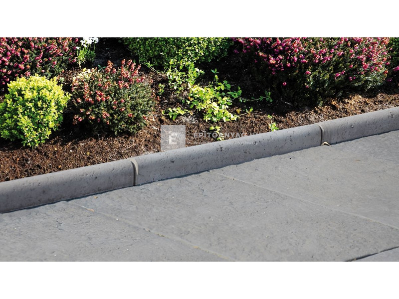 Semmelrock Bradstone Lias Szegély hamuszürke 4x15x60 cm