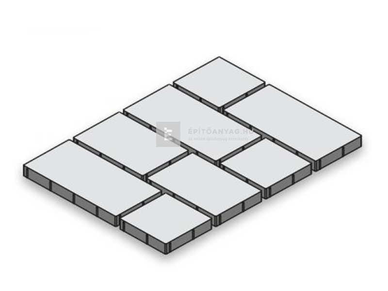 Viastein Sempre Grando Via+ Kombi térkő Clean Protect sötét gyöngyszürke 6 cm