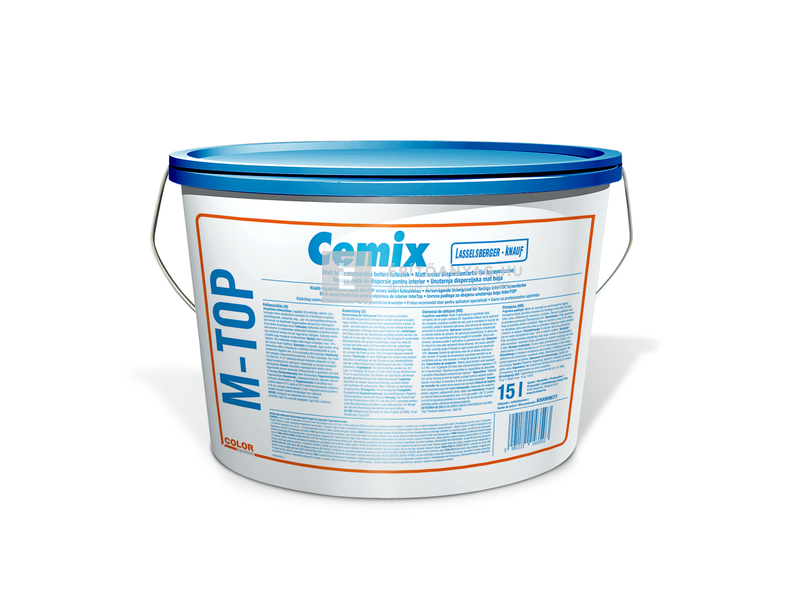 Cemix M-TOP beltéri projekt falfesték mattfehér 15 l