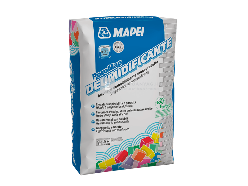 Mapei Poromap Deumidificante sóálló szárítóvakolat 20 kg