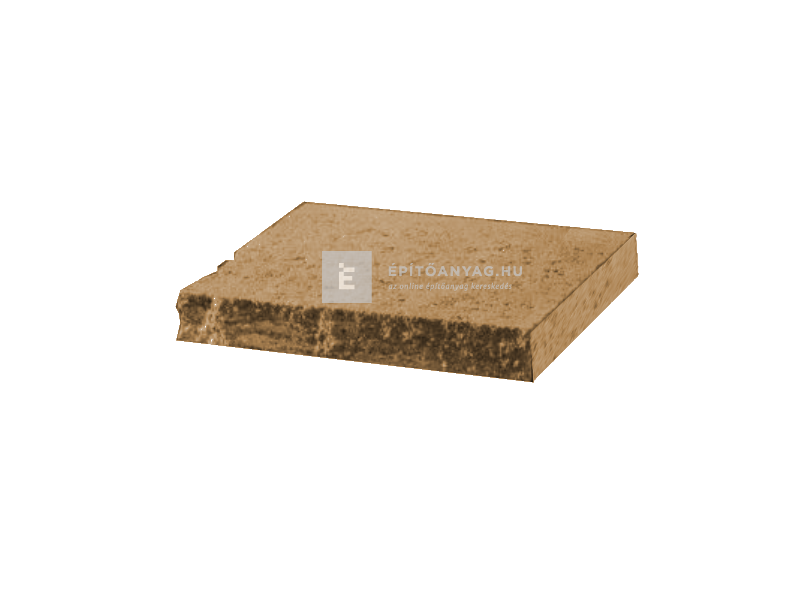 Viastein Mattone Tres Via+ Roppantott fedlap sarokelem mokka árnyalt 30x30x8 cm