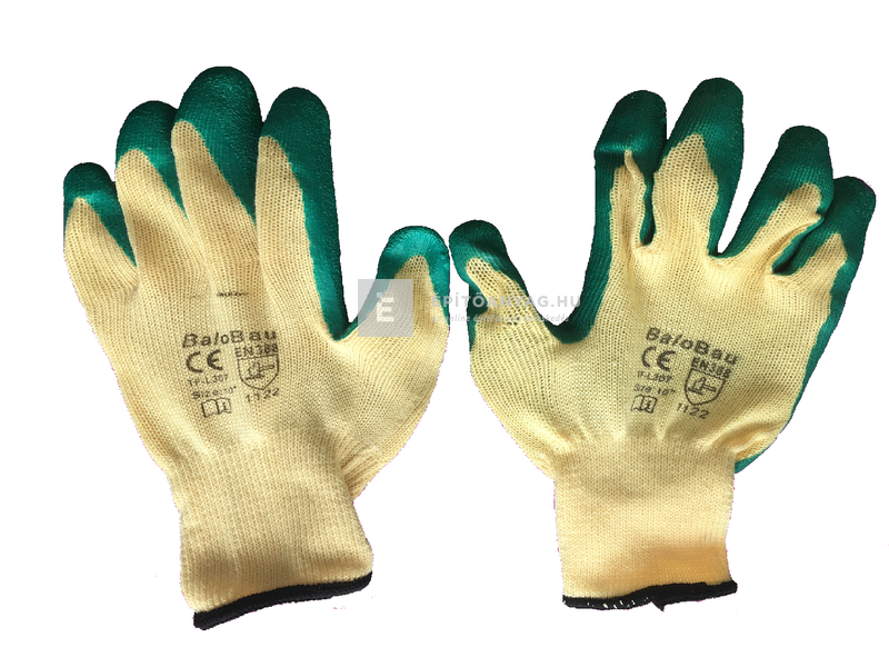 Munkavédelmi kesztyű nyári, latex mártott 9-es