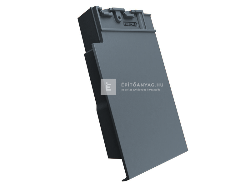 Creaton SIMPLA szegélycserép bal Finesse palaszürke üvegmázas