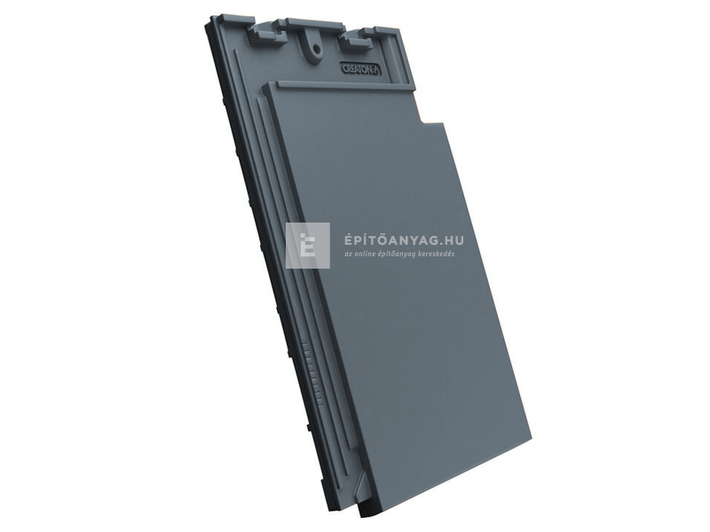 Creaton SIMPLA szegélycserép jobb Finesse palaszürke üvegmázas