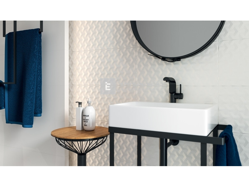 Paradyz Harmony Grys Sciana A Struktúra falicsempe 30x60 cm 1,44 m2/cs