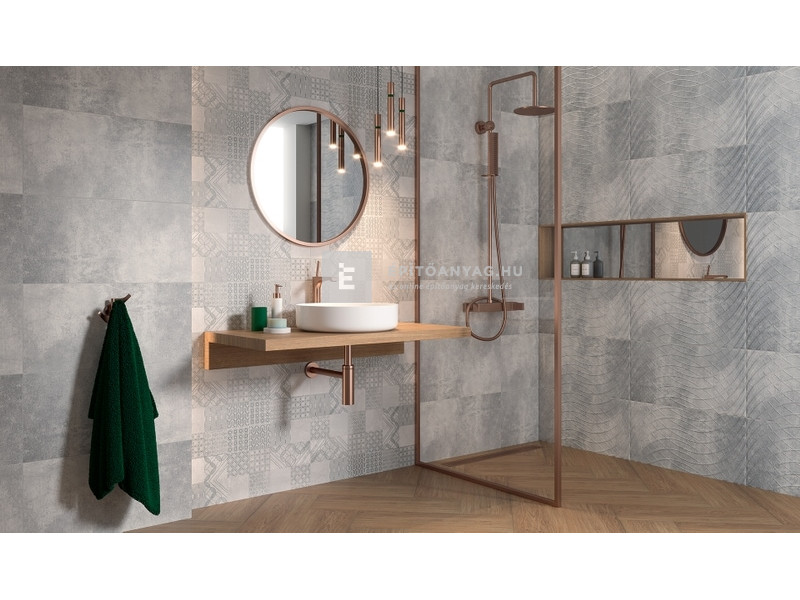 Paradyz Harmony Grys Sciana Patchwork falicsempe 30x60 cm 1,44 m2/cs