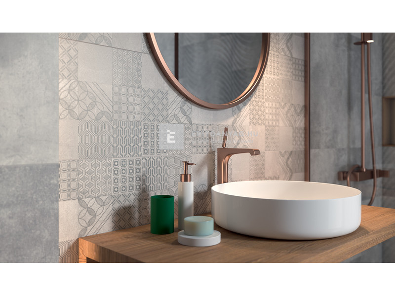 Paradyz Harmony Grys Sciana Patchwork falicsempe 30x60 cm 1,44 m2/cs