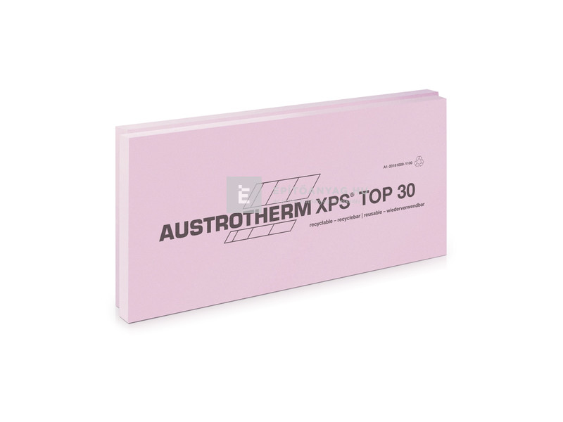Austrotherm XPS TOP 30 SF TB Hőszigetelő lemez, lépcsős él 28 cm, 0,75 m2/csomag