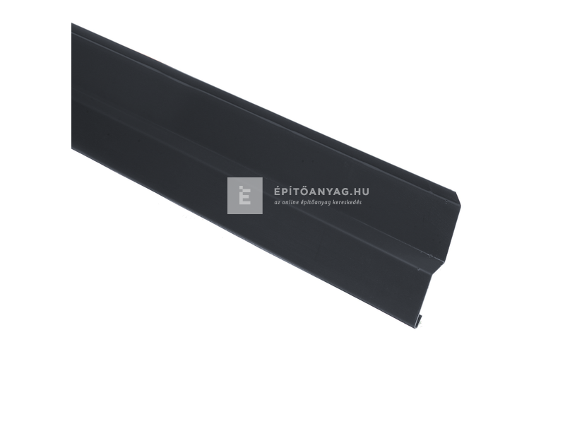 Terrán kéményszegély acél lemez, antracit 9x200 cm