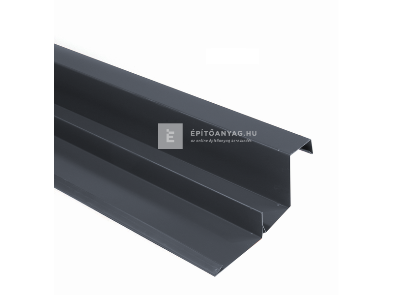 Terrán oromszegély acél antracit 2 m