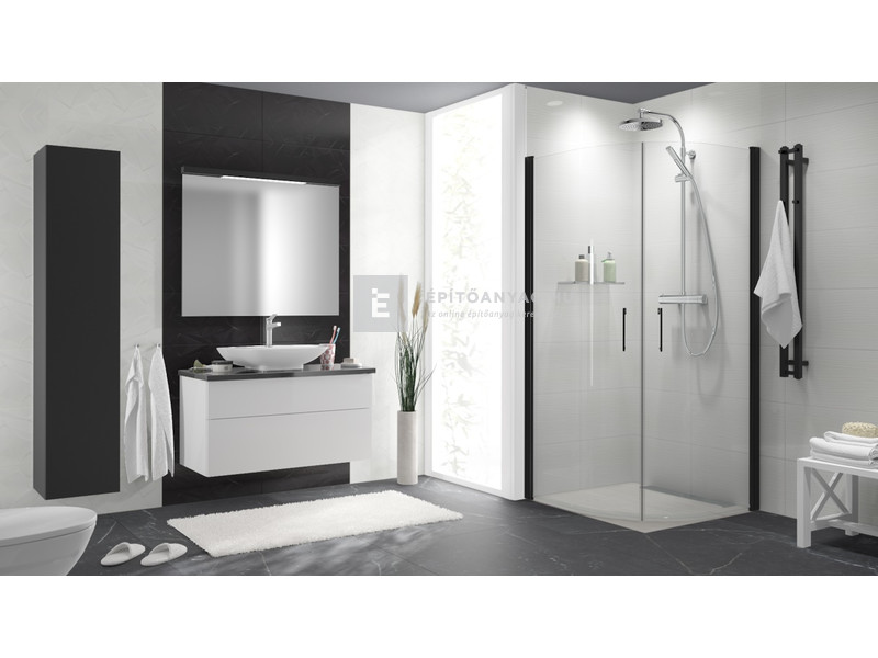 Paradyz Synergy Falicsempe strukturált fekete 30x60 cm G1 (B) 1,44 m2/cs