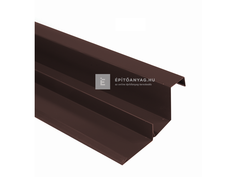Terrán oromszegély acél gesztenyebarna 2 m
