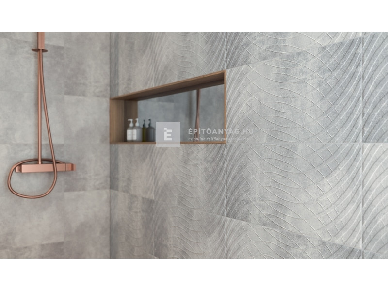 Paradyz Harmony Grys Strukturált Falicsempe B 30x60 G1 1,44 m2/cs