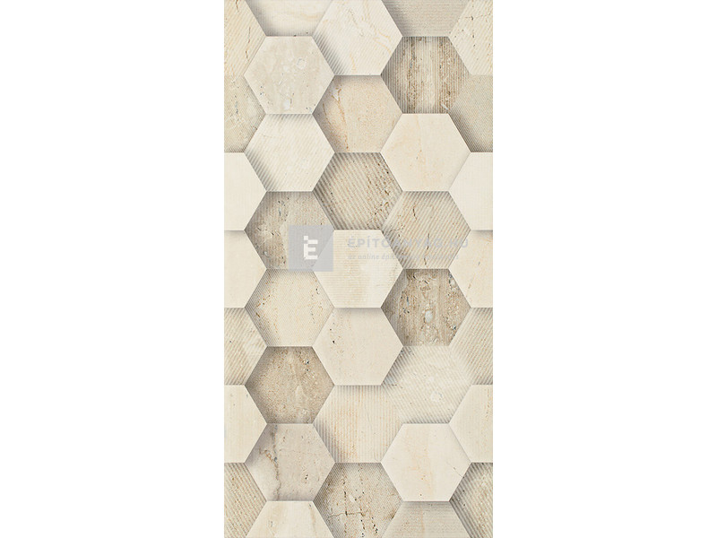 Paradyz Sunlight Stone Beige Falicsempe Dekor Geometryk 30x60 G1 1,44 m2/cs