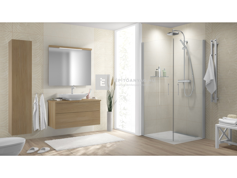 Paradyz Sunlight Sand Dark Crema Strukturált Falicsempe B 30x60 G1 1,44 m2/cs