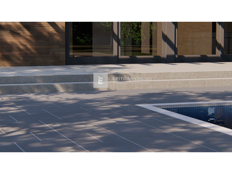 KK Kavics Manufaktúra Manhattan Lap, antracit 90x60x4 cm