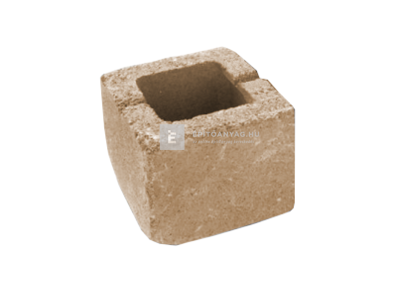 Leier Antik kerítéskő félkő fuoco 20x20x20 cm