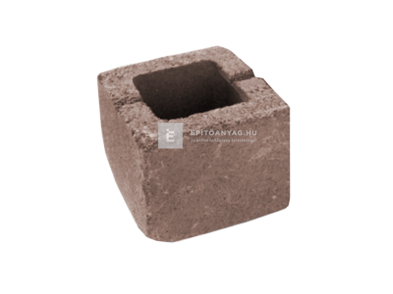 Leier Antik kerítéskő félkő sepia 20x20x20 cm